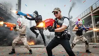 LTT Nerf Mod : SEAL X Last Stand Against Crime | Nerf Guns Tactical FPS Action
