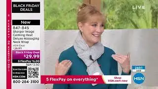 Sharper Image Calming Heat Deluxe Massaging Neck Wrap