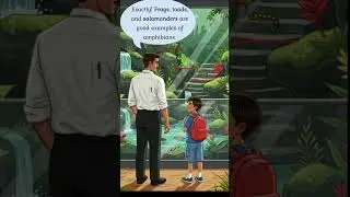 Amphibian Animals for Kids | Frogs, Toads & Salamanders Explained Simply 🐸🌿