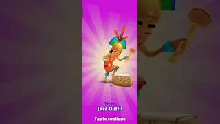 Inca outfit unlocked #subscribe #subwaysurfers #subway #gaming #games #shorts in Subway surfers 🔥❤️
