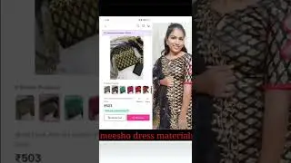 meesho dress materials / after stitching /youtube short video#youtube
