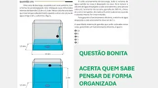 ENEM 2025 - Matemática - Questão 174 (Caderno Amarelo) - Uma caixa de descarga, acoplada a um vaso