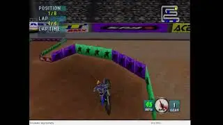 N64, NTSC, Emulated, Jeremy McGrath Supercross 2000, Indianapolis, Race, 125cc, 2:42.08