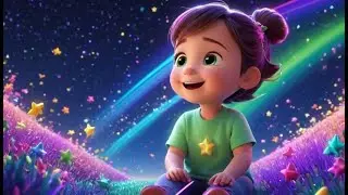 Shiny Stars in the Sky Sparkle Bright | Magical Nighttime Rhyme for Toddlers | Educational Songs