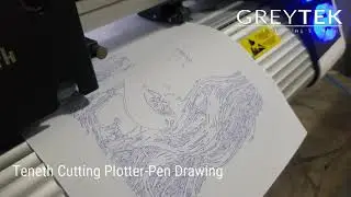 Teneth Cutting Plotter - Pen Drawing