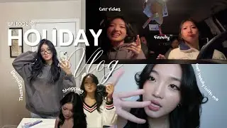 HOLIDAY VLOG | Thanksgiving | Family | Food I Shopping | Get Ready With Me .&deg; ༘🎧⋆🖇₊˚ෆ