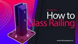 Установка стеклянных перил компанией RF Transparent
