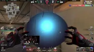Loud pancada UNBELIEVABLE omen tp 1v2 clutch vs OpTic - Valorant champions