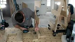 Trim Material Cart/Job site storage