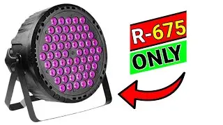 मात्र - 650 रूपये में baisun ki 60 led RGB par light for dj or live program ke liye