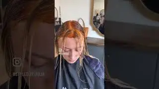 Strawberry blonde HOW TO #hair #hairtutorial #hairtips #hairvlog #shorts #shortshair