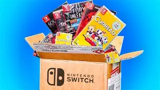 Abriendo una CAJA SORPRESA con JUEGOS RANDOM del Nintendo Switch 😱