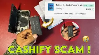 Cashify SCAM 😭 I Got a FAULTY iPhone 12 Mini Battery 