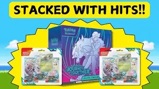 Opening Pokémon Journey Together ETB and Three Pack Blisters - STACKED WITH HITS!!