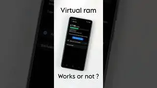 Virtual Ram Works or Not ? | #virtualram #samsung #extended