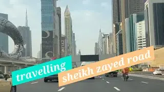 Travel to shaikh zayed road #dubai 