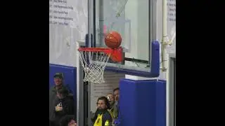 Ball Got STUCK! *RARE* *SHOT GONE WRONG*😱 #shorts