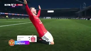 EA FC 26 PS5 Pro Hojlund smasing header goal Vs Fullham sliders V8 FUMA Legend Authentic patch 1 4