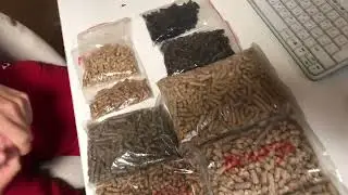 Коллекция образцов пеллет