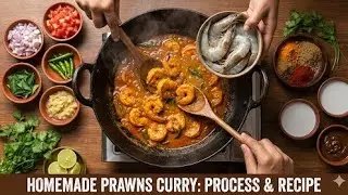 Telangana Special Prawns 🍤 Curry #prawnsrecipe #cookwithme #food #fooddishes #viralvideo 