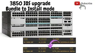3850 IOS Upgrade - Bundle to Install mode