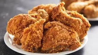 Expensive oil doesn't work. Crispy fried chicken with flour is oil-free.