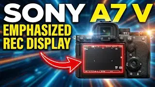 Усиленный дисплей REC [Краткий совет для Sony a7 V] Учебное пособие