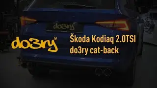 do3ry&reg; &Scaron;koda Kodiaq 2.0TSI Cat-back v&yacute;fuk