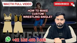 How to make a custom wrestling singlet #wrestling #clothing #sportswear