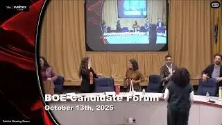 SOMSD President's Council BOE Candidate Forum - October 13, 2025