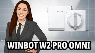 ECOVACS WINBOT W2 PRO OMNI | Cordless Window and Mirror Cleaning Robot 