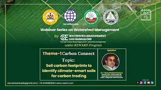 Soil carbon footprints to identify climate - smart soils for carbon trading | #coewm #webinarseries
