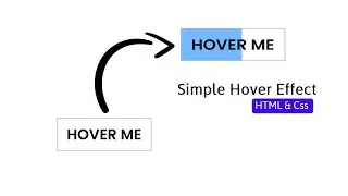 Simple hover effect using HTML and Css. @ravied