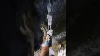 Amazing day in a Via ferrata near Lago di Garda.