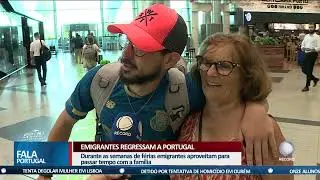 Emigrantes regressam a Portugal