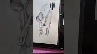 Pintura com aquarela granulada da White Nights