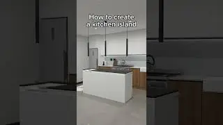 Kitchen island: how to create in Planner 5D