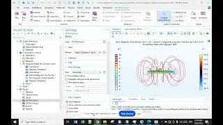 Submarine Magnetic Field Comsol Simulation