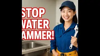 Silent Pipes in 15 Minutes: DIY Water Hammer Fix at Sink & Toilet | No Drywall, No Plumber