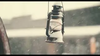 Snow storm at Western Farm in Boden, Sweden, April 8 2022