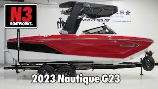 2023 Nautique G23 - Victory Red Metal Flake - Walk Through || N3 Boatworks