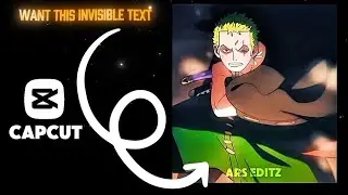 AE like|| Capcut invisible watermark text tutorial