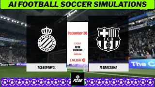 ЭСПАНЬОЛ против БАРСЕЛОНА ⚽ Ла Лига 2025/26, 18-й тур 🟩 Симулятор EA FC 26