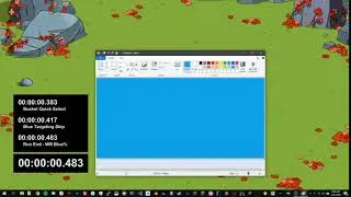 MS Paint Speedrun Blue% - 0.483s - World Record 6/22/20
