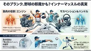 【理論編】そのプランク、野球の邪魔になっていませんか？ 〜「エンジン」と「サスペンション」の決定的な違い〜