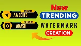 How to create lower third animation telegram logo || telegram  and instagram & youtube watermark