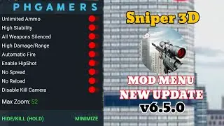 Sniper 3D MOD APK v6.5.0 Меню, неограниченные деньги, боеприпасы, более 10 функций