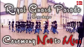 👑Royal Guard Parade👑 in #Copenhagen #Ceremony Not to Miss