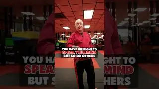 You have the right to speak your mind but so do others #filipinomartialarts #martialart #selfdefense