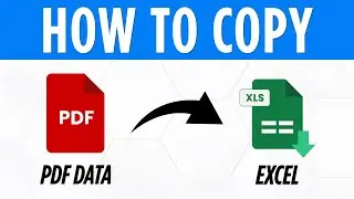How to Copy PDF Data to Excel Without Losing Format | Quick & Easy Tutorial
